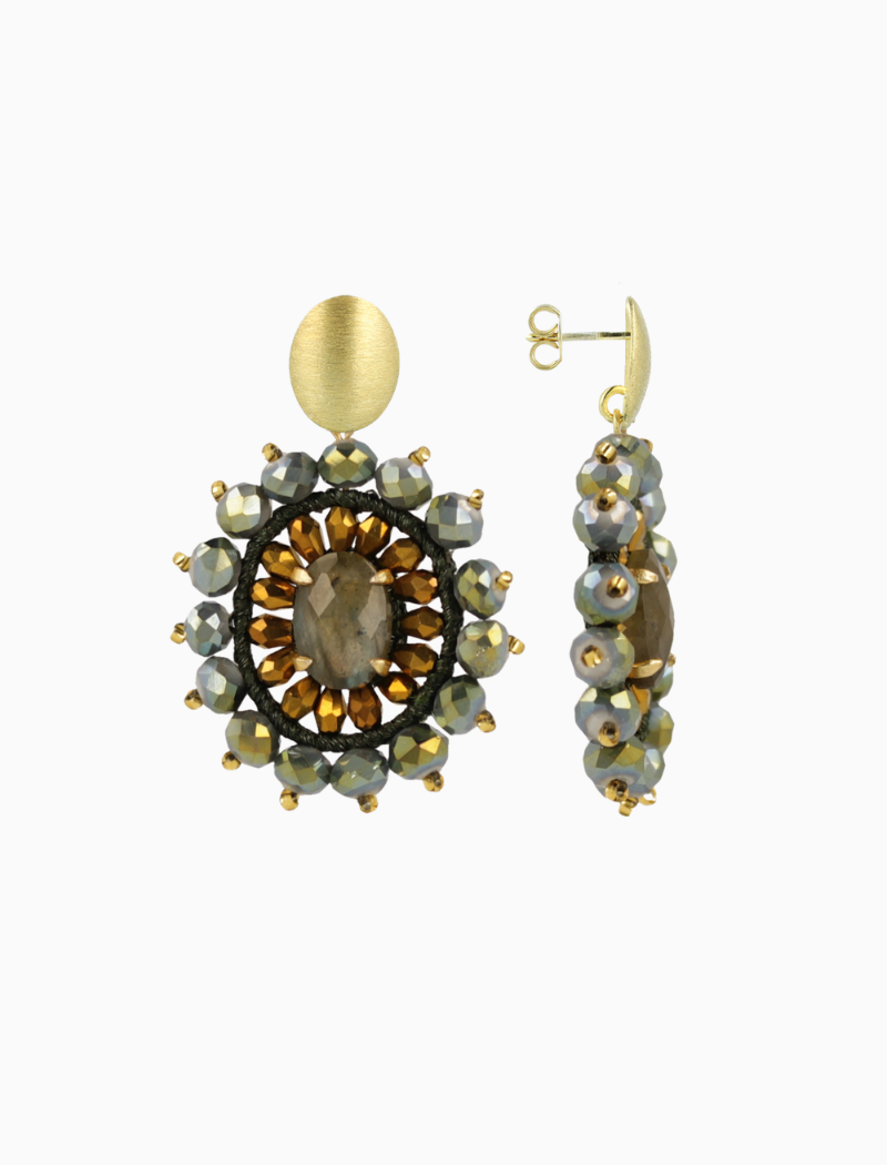 Groene Oorbellen Roxx Ovaal S