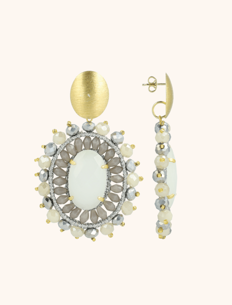 Beige Oorbellen Roxx Ovaal Llott-theme.productDescriptionPage.SEO.byTheBrand