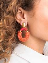 Orange Earrings Yara Oval Mlott-theme.productDescriptionPage.SEO.byTheBrand