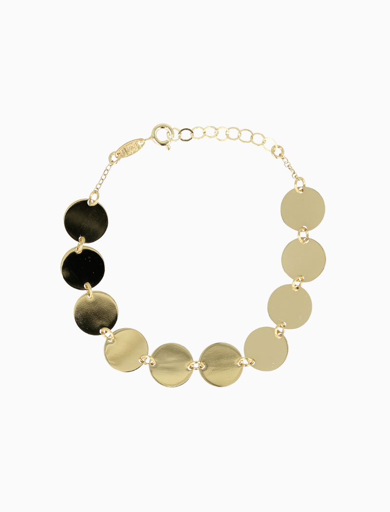 farbenes 10-Munzen-Armband