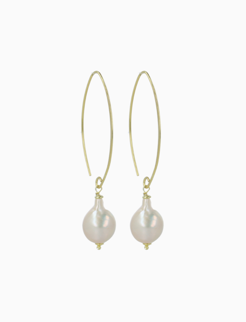 Parel Oorbellen Drop Small