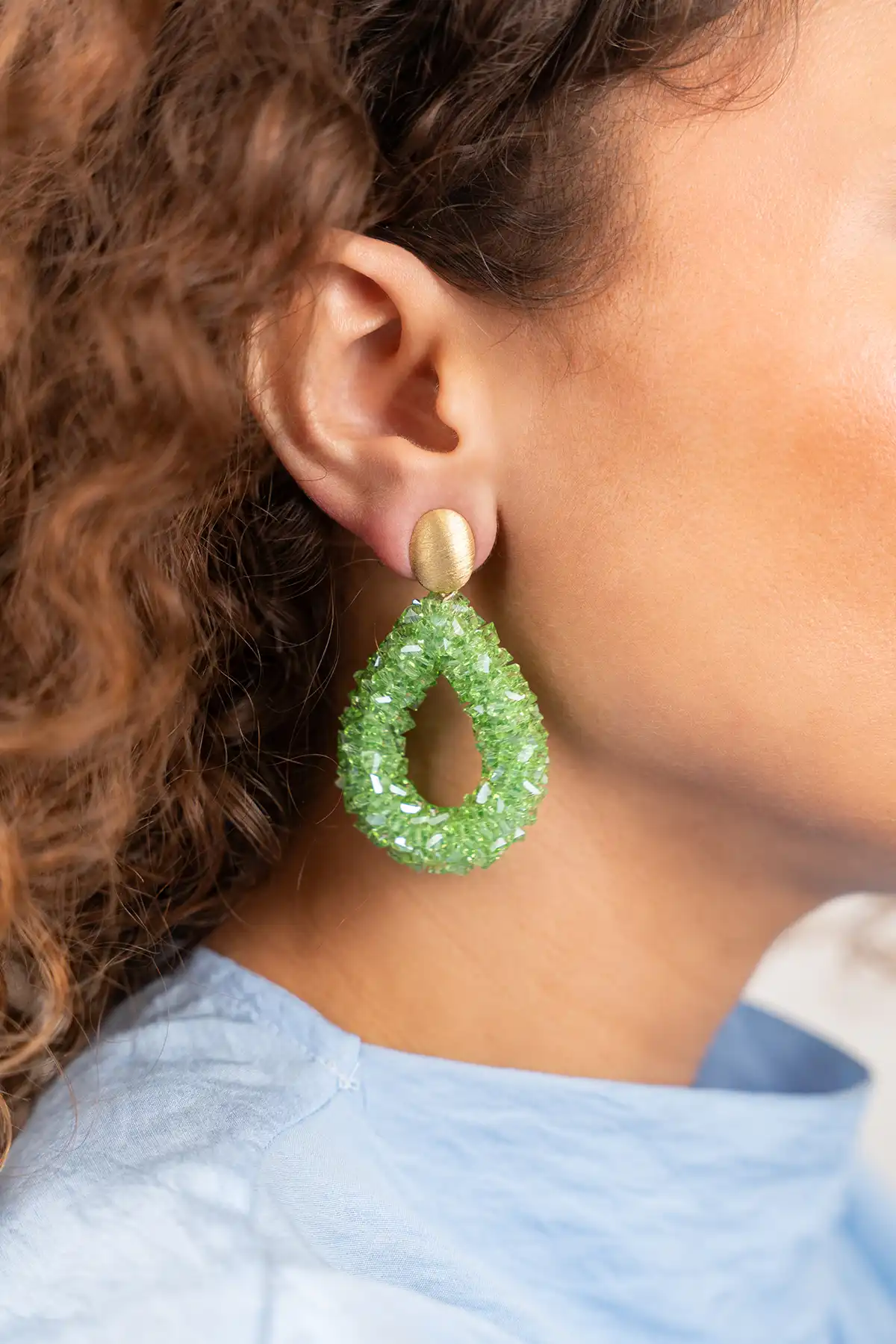 Green Earrings Marieke Drop L Rawlott-theme.productDescriptionPage.SEO.byTheBrand