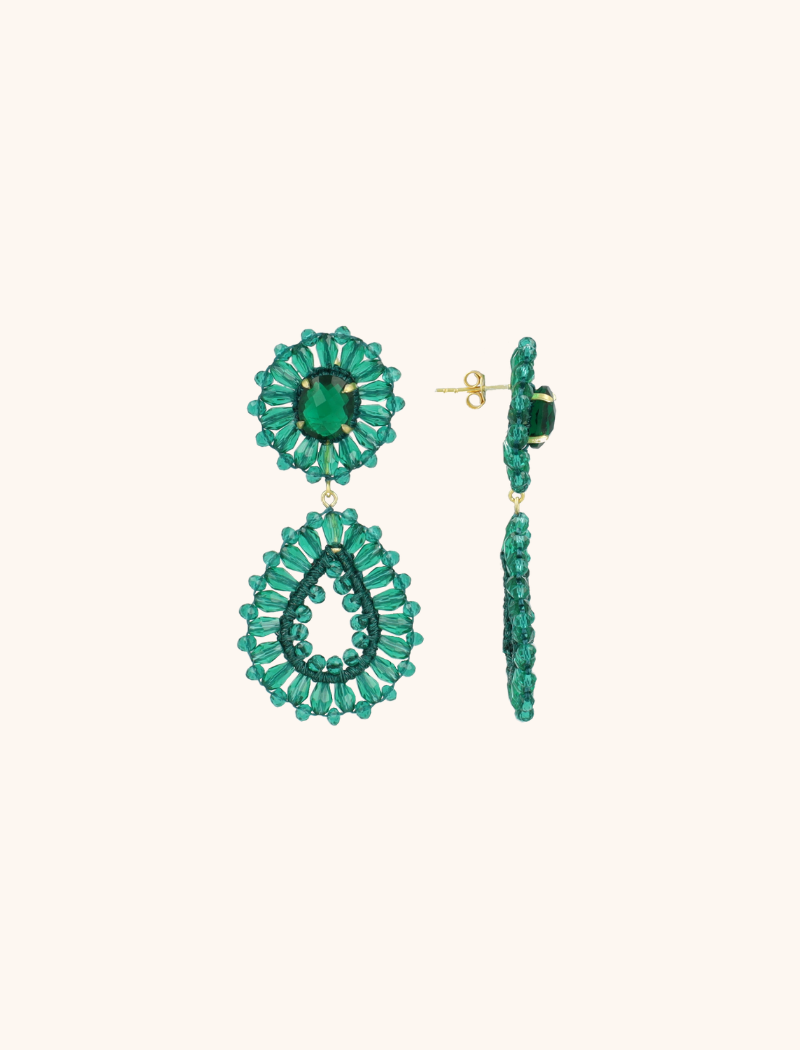 Groene Oorbellen Apollo Double Drop S/Mlott-theme.productDescriptionPage.SEO.byTheBrand