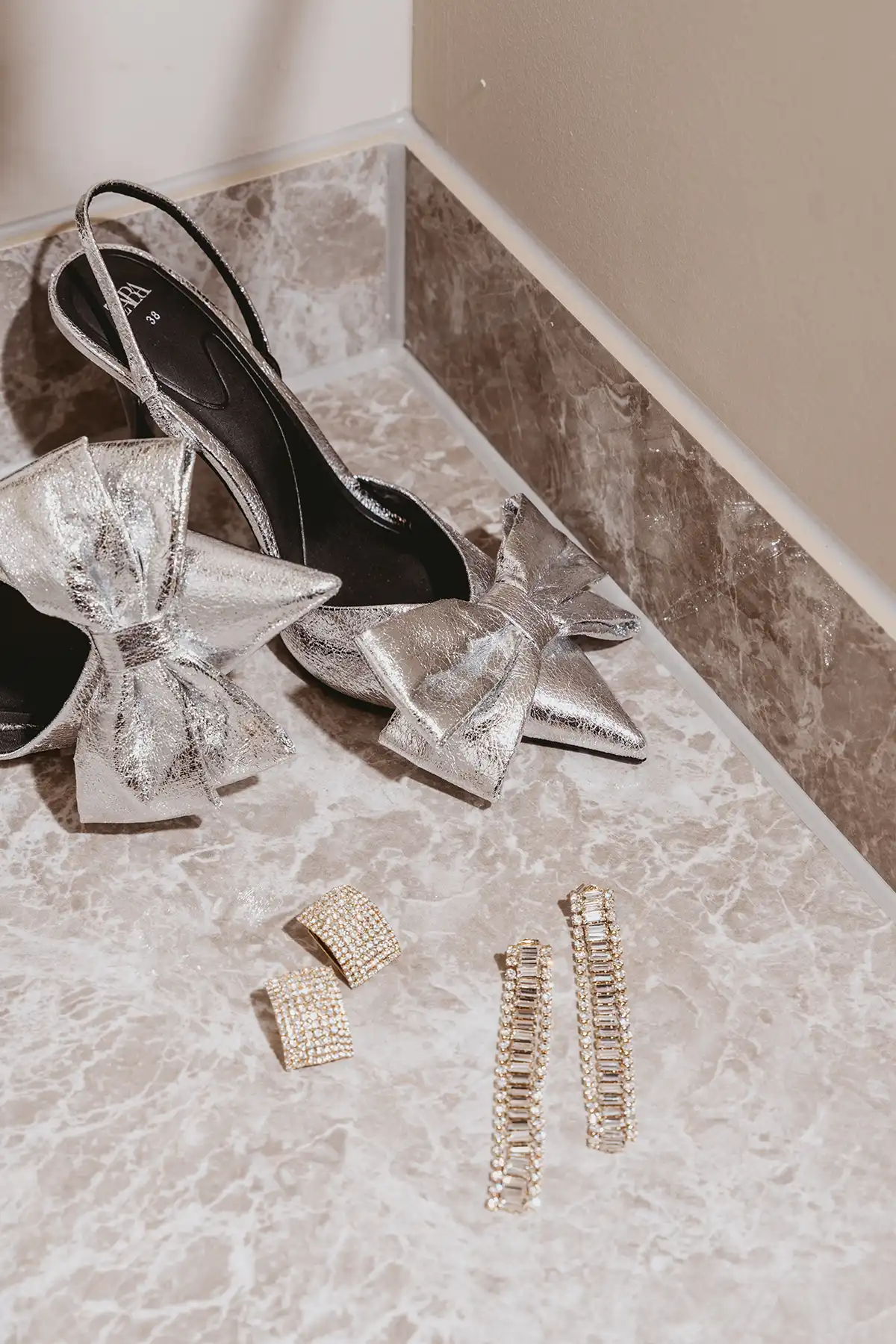 Strass oorbellen Abia Square Waterfall Crystallott-theme.productDescriptionPage.SEO.byTheBrand