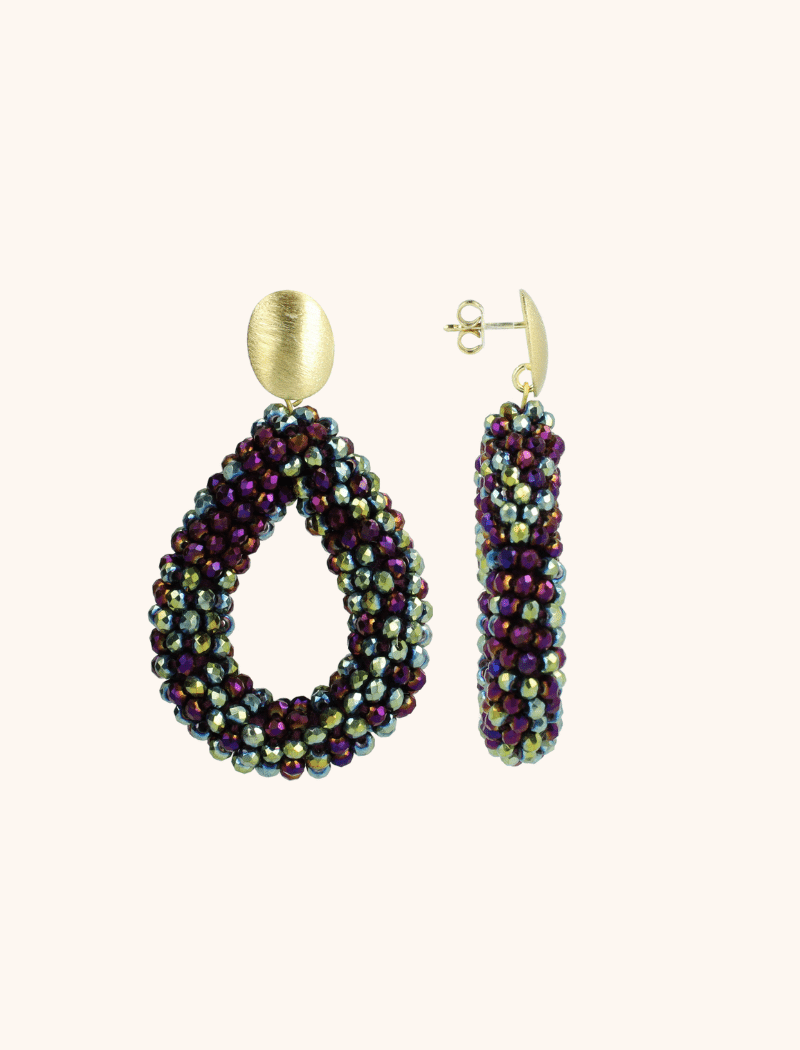 Metallic Groen Paarse Oorbellen Berry Drop Llott-theme.productDescriptionPage.SEO.byTheBrand