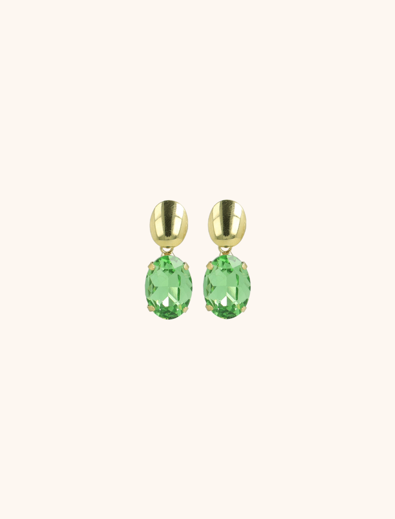 Daan Oorbellen Ovaal Strass Pendant S Peridotlott-theme.productDescriptionPage.SEO.byTheBrand