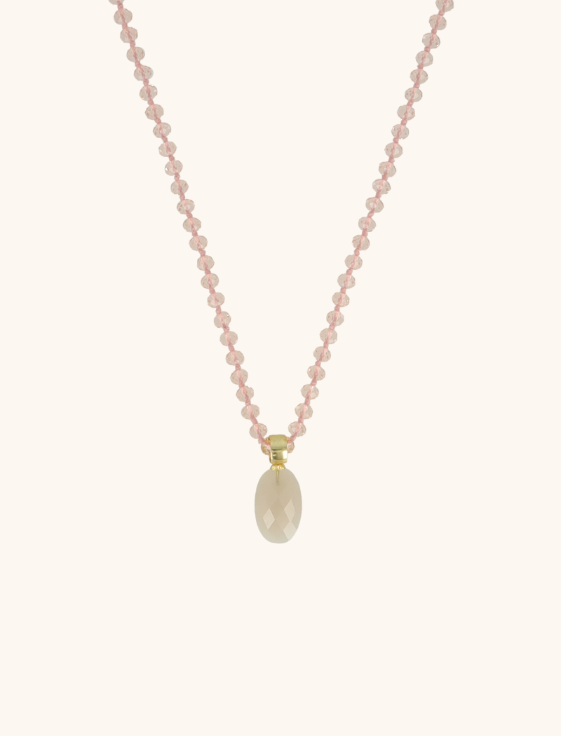 Light Pink Ketting Jonne Glassbeads with Stonelott-theme.productDescriptionPage.SEO.byTheBrand