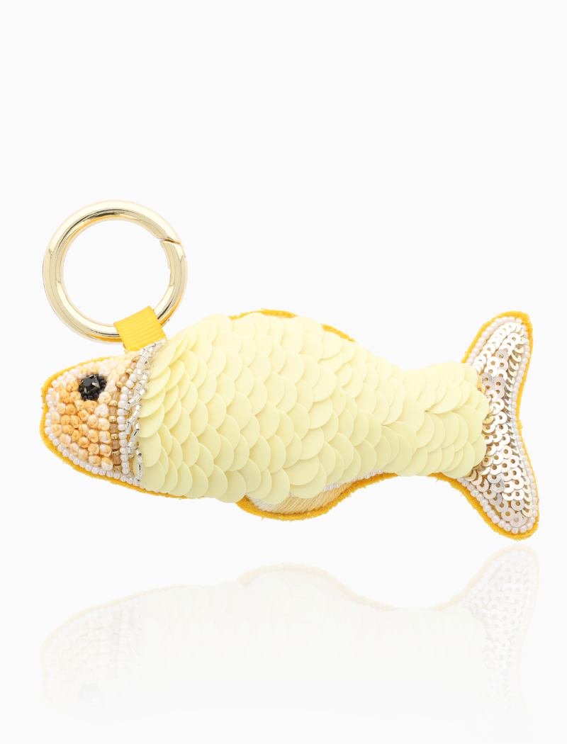 Yellow Key Chain Butterfish