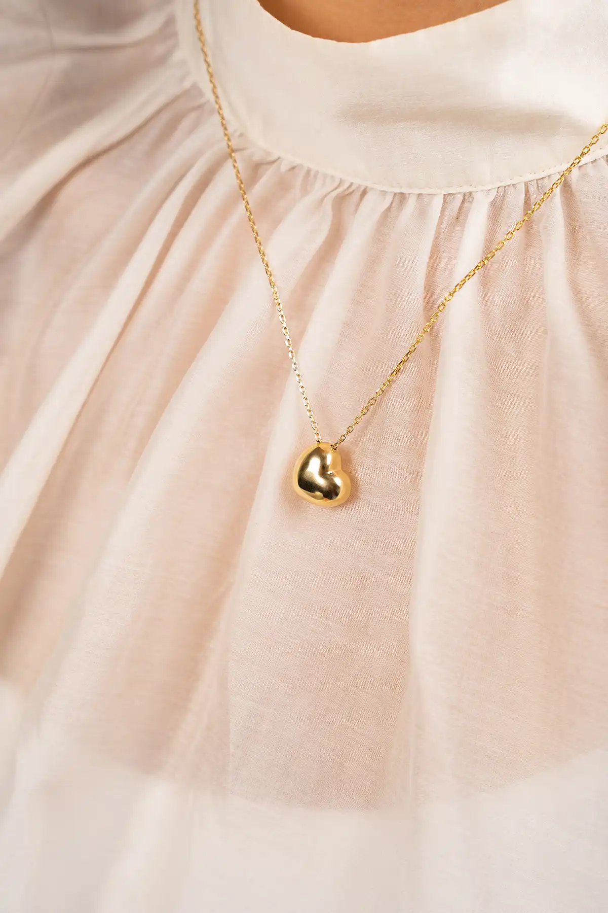 Classic Necklace Bold Heart S