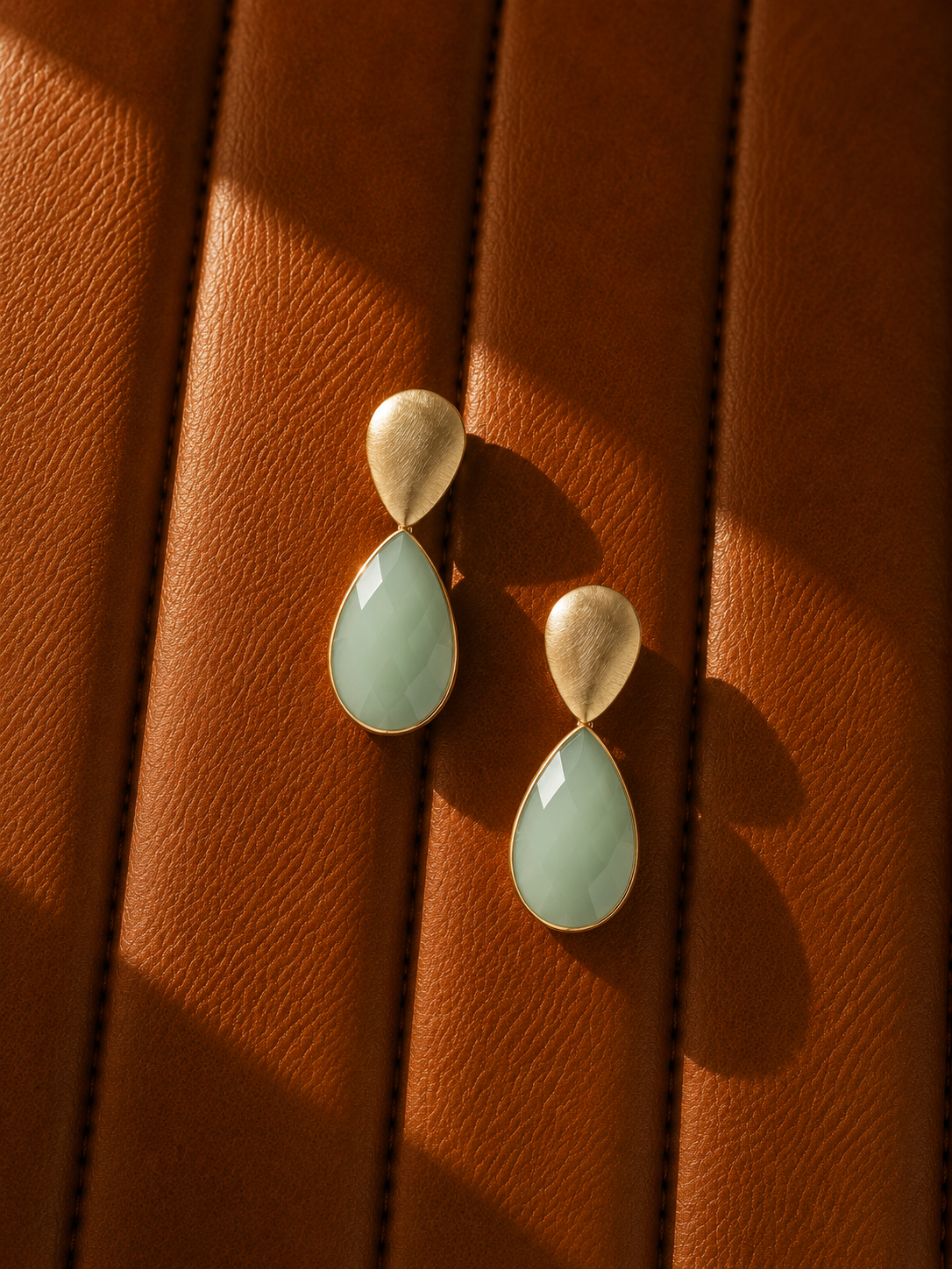 Mint Oorbellen Rae Framed Drop