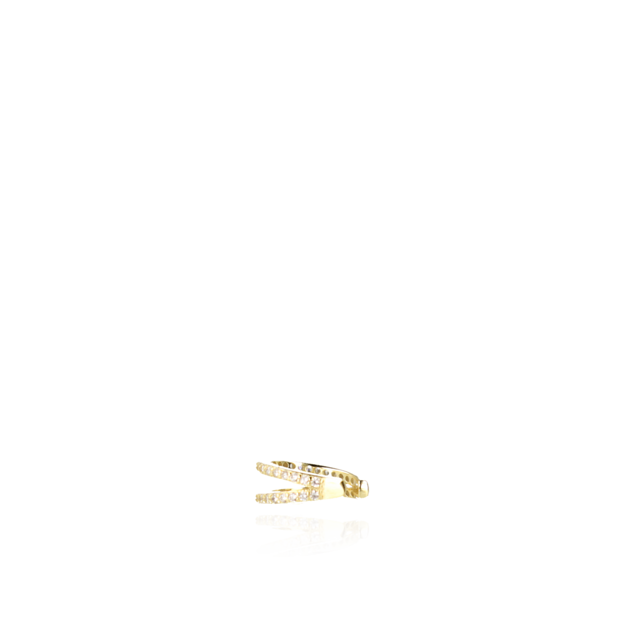 Tiny by LOTT. Ear Cuff Dubbel Crystal