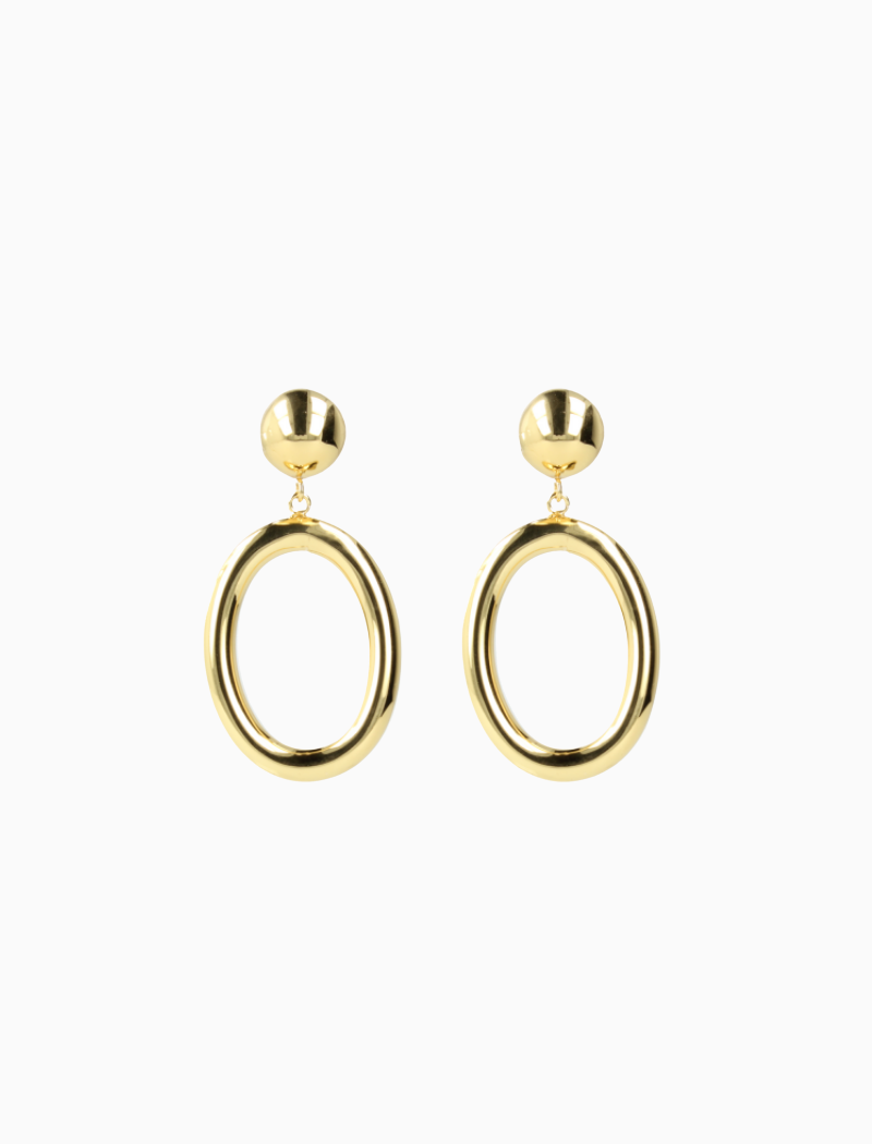 Classic Oorbellen hoop ovaal S