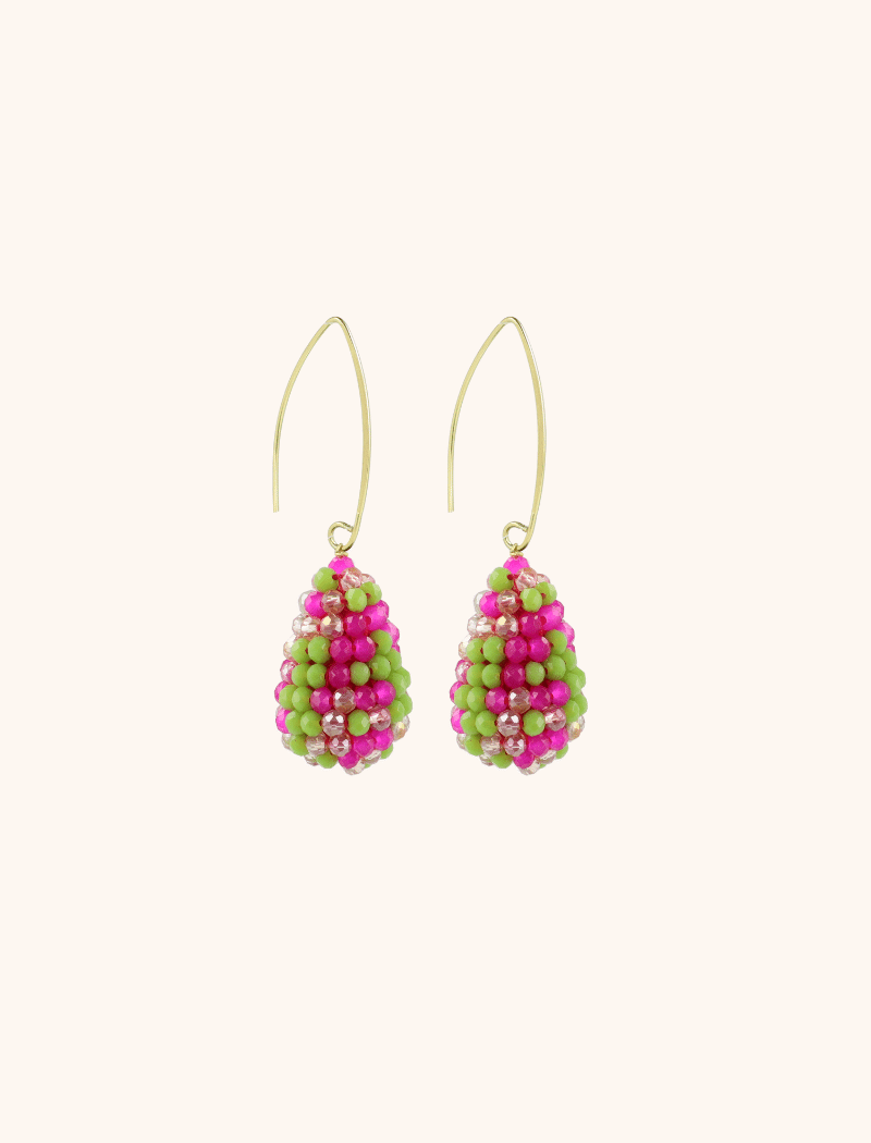 Fuchsia Lime Oorbellen Amy Cone XSlott-theme.productDescriptionPage.SEO.byTheBrand