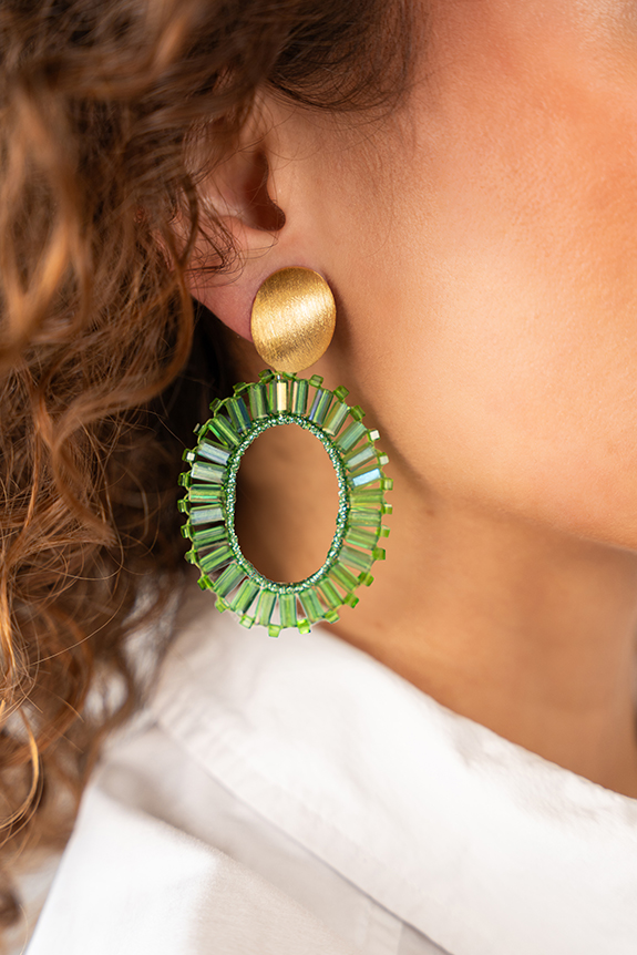 Green Earrings Tonal Naomi Oval Mlott-theme.productDescriptionPage.SEO.byTheBrand