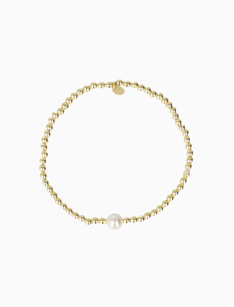 Elastic Pearl M armband