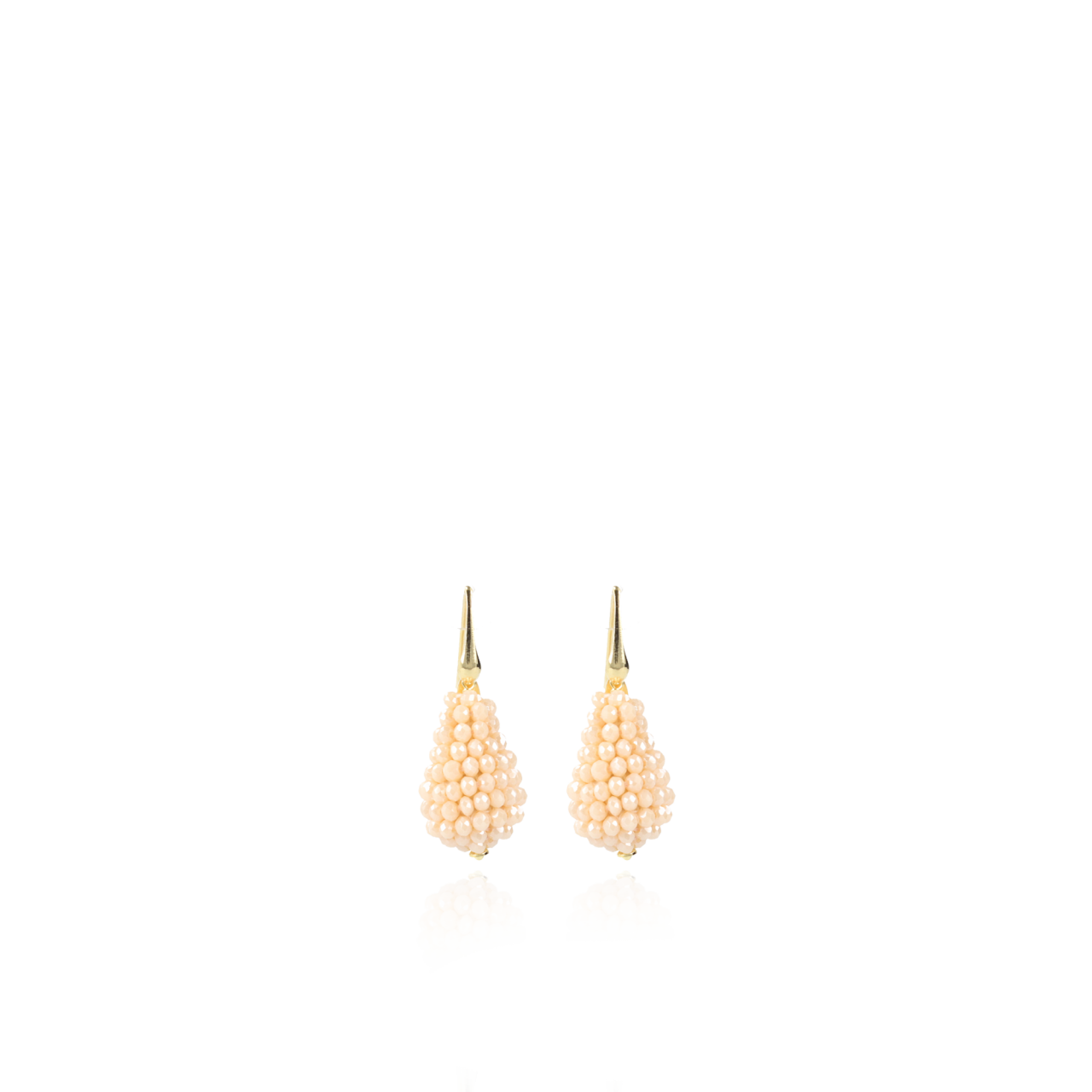 Crème Oorbellen Amy Cone XS