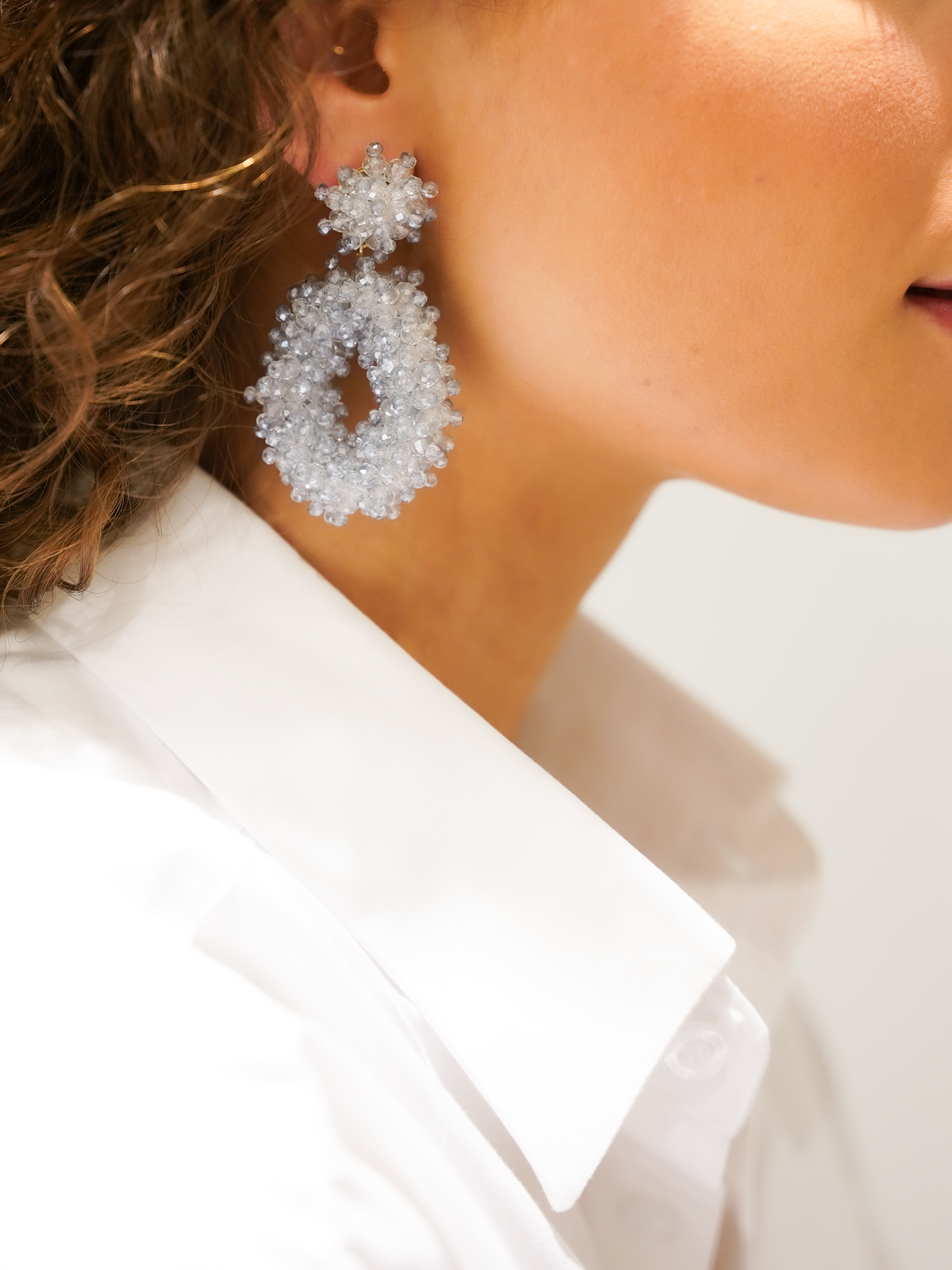 Miniblings IJs wafelijs oorbellen hanger ijs strass strass