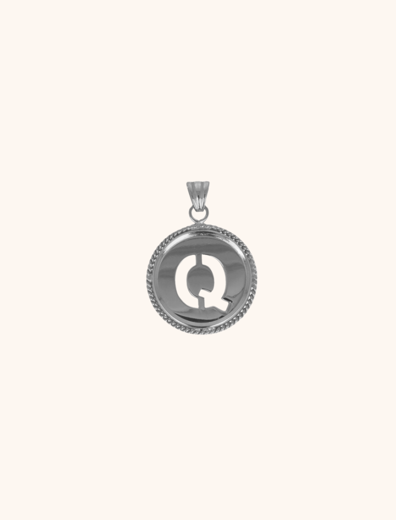 Zilveren Initial Medallion pendantlott-theme.productDescriptionPage.SEO.byTheBrand