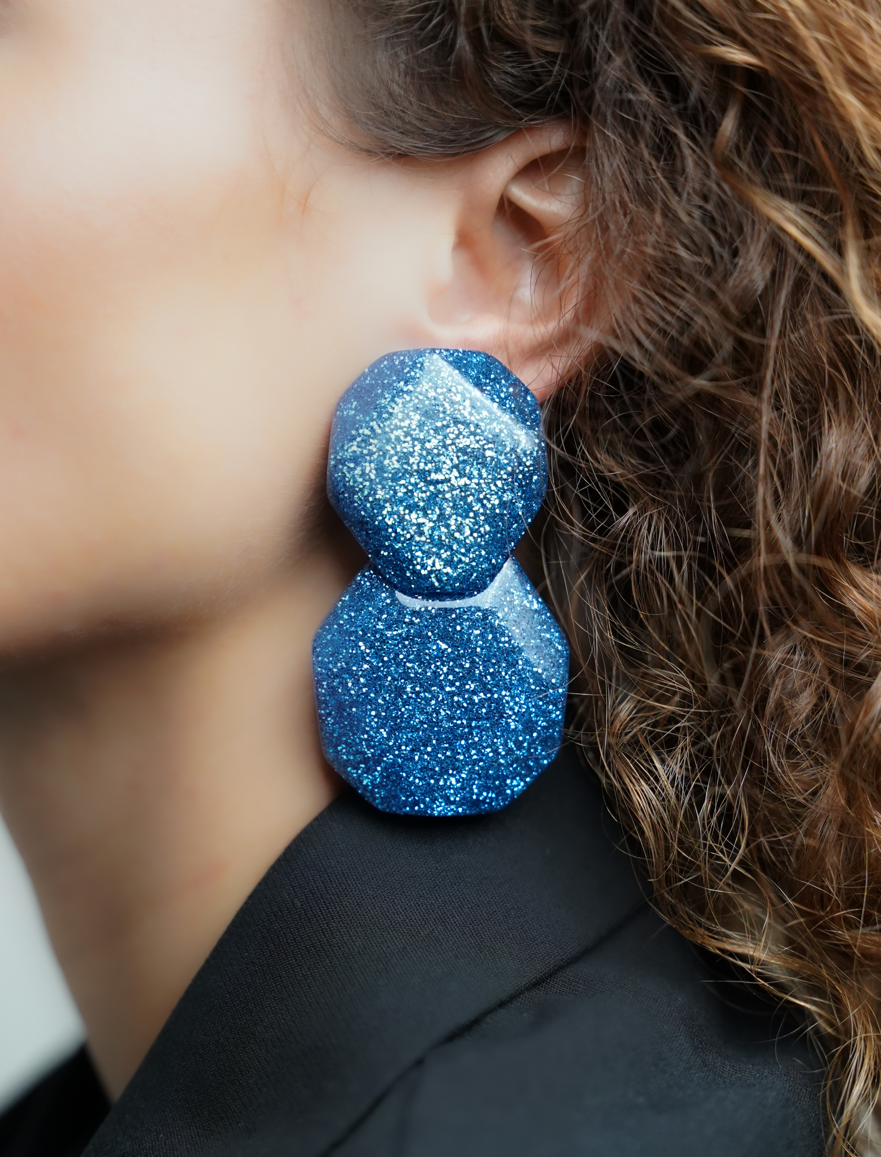 Blue Glitter Earrings Zola Double Rock Deluxe Llott-theme.productDescriptionPage.SEO.byTheBrand