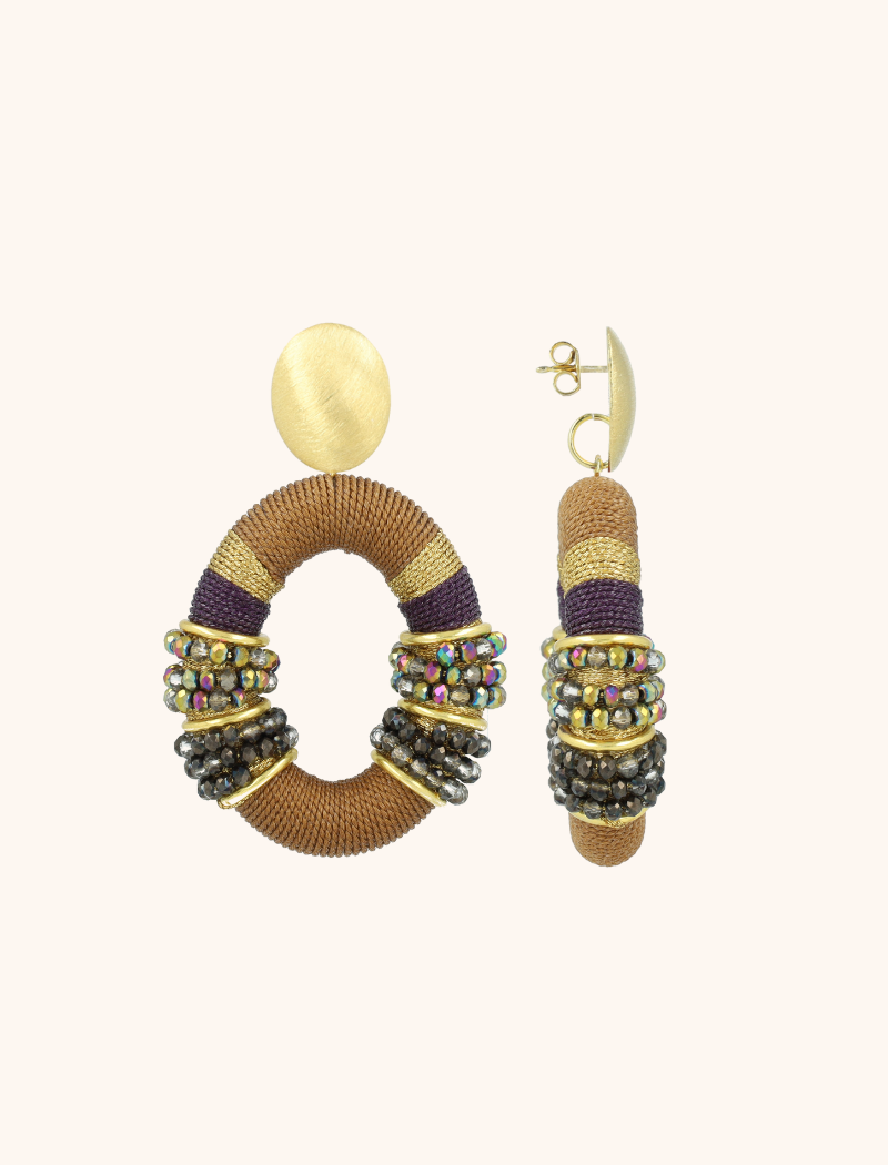 Braune Ohrringe Elle Combi Oval Deluxe Llott-theme.productDescriptionPage.SEO.byTheBrand