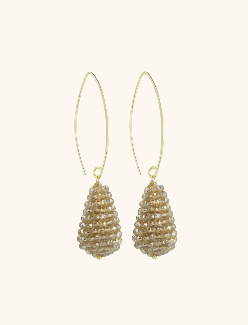 Champagne oorbellen Amy glassberry cone Slott-theme.productDescriptionPage.SEO.byTheBrand