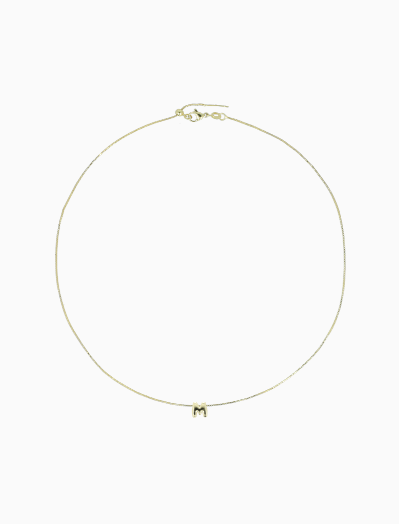 Goldene Halskette Mini Initial