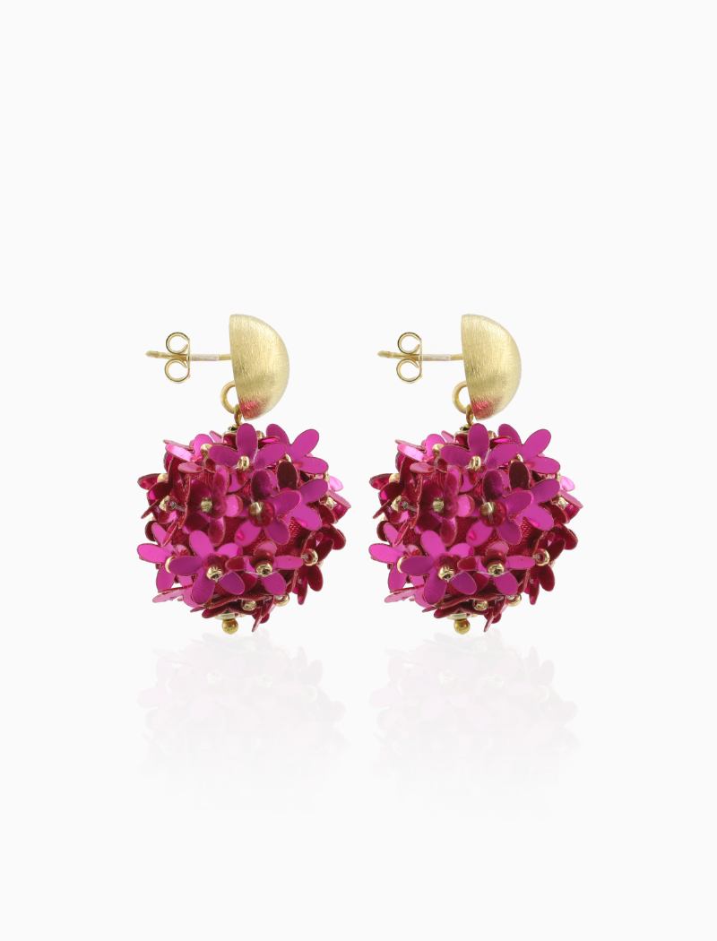 Fuchsia Oorbellen Daisy Globe S Flower