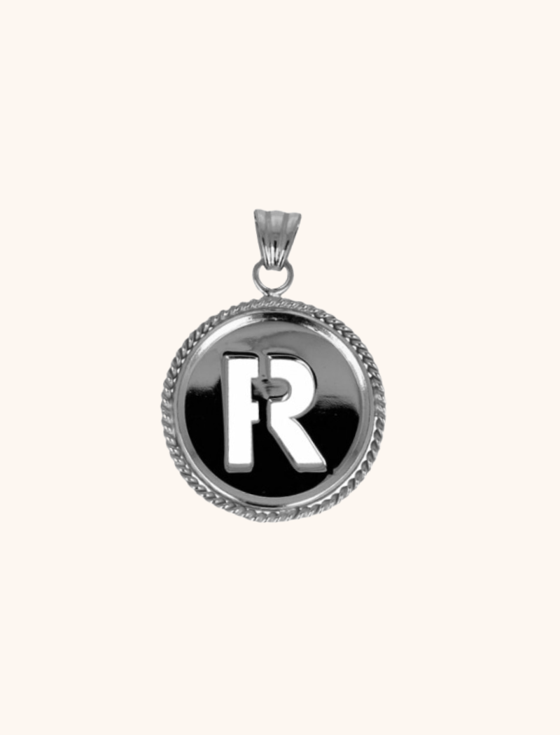 Zilveren Initial Medallion pendantlott-theme.productDescriptionPage.SEO.byTheBrand