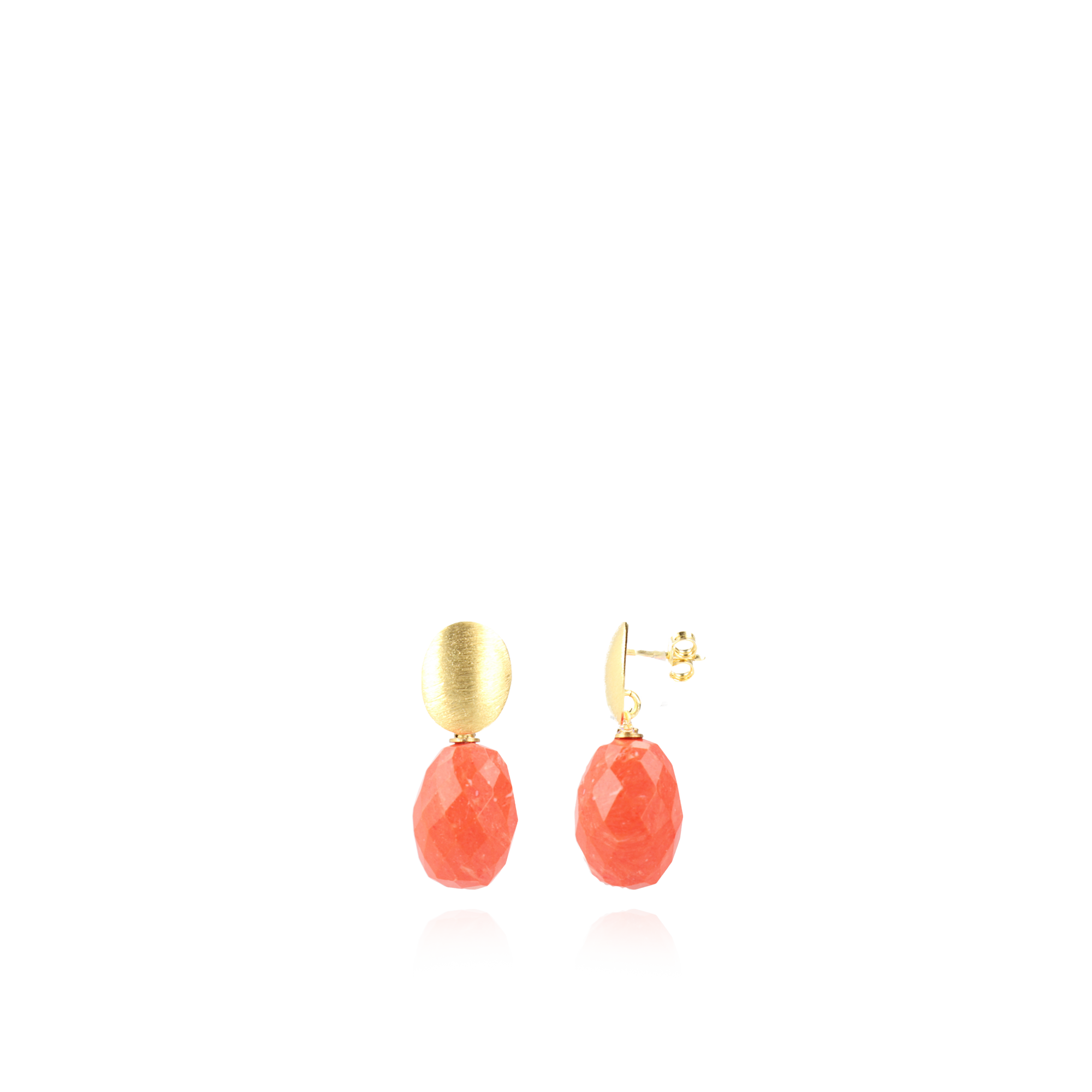 Coral Earrings Romijn Quartz XS