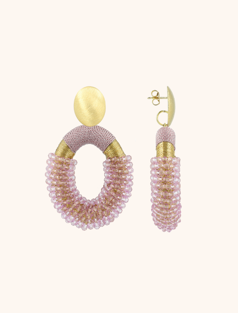 Lilac Earrings Yara Oval Llott-theme.productDescriptionPage.SEO.byTheBrand