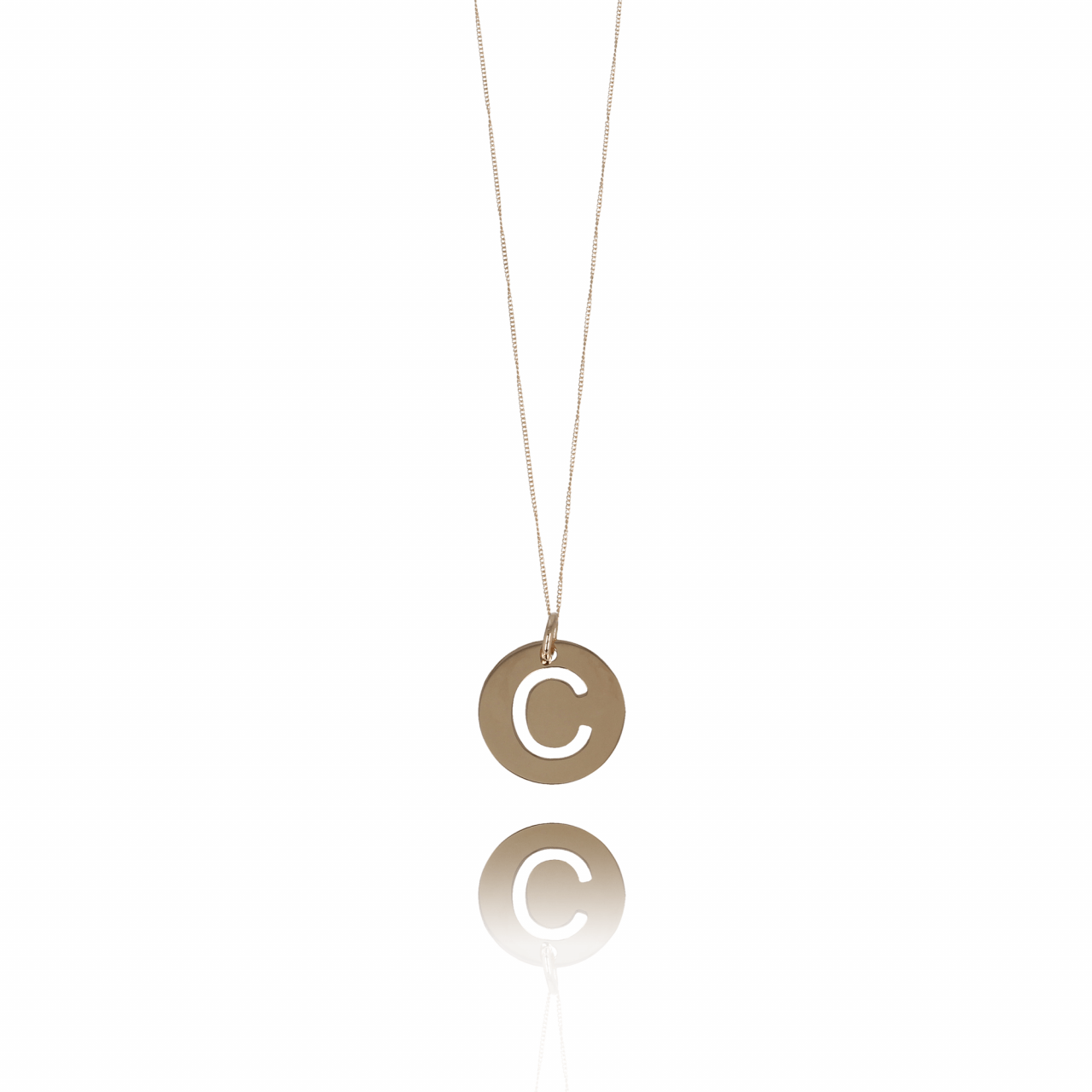 Rose ketting initial Pendant Gourmet