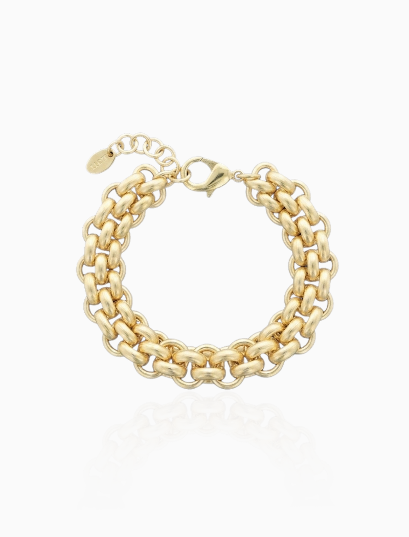 Vaela - CLA Bracelet Multiple Rings M - Soft Gold
