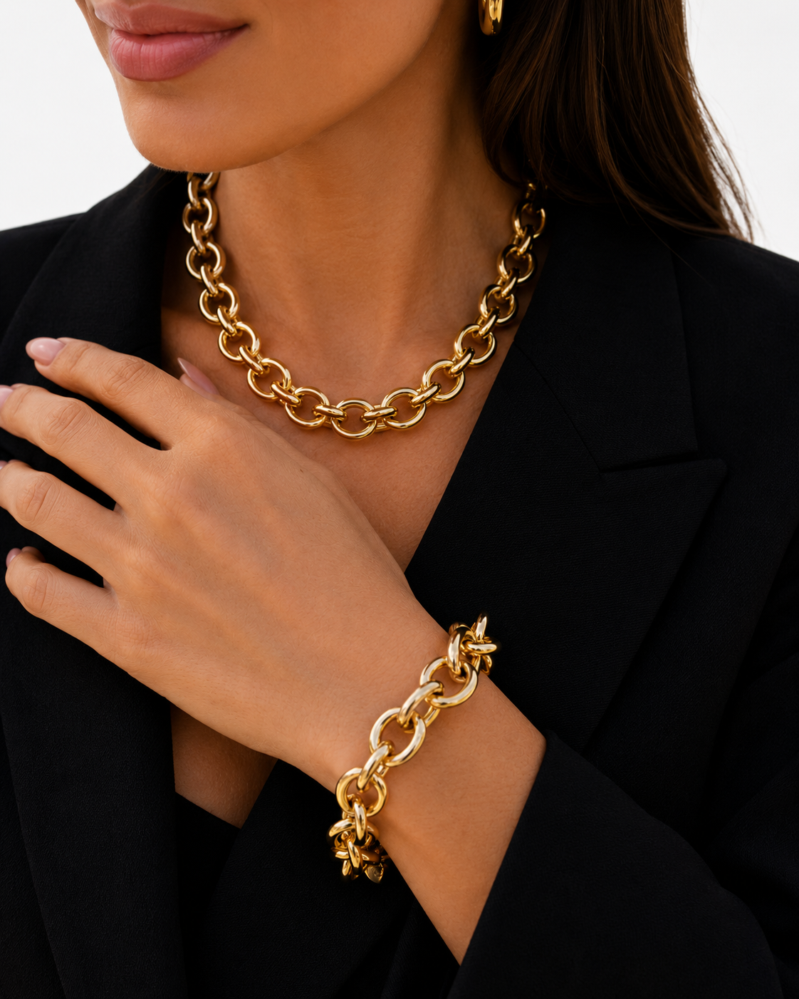 16.002 - gold colored soft gold cable medium