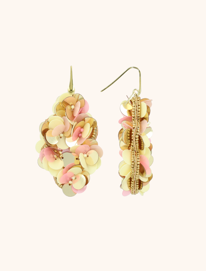 Pinkfarbene Ohrringe Laure Pailletten Ohrringe Llott-theme.productDescriptionPage.SEO.byTheBrand
