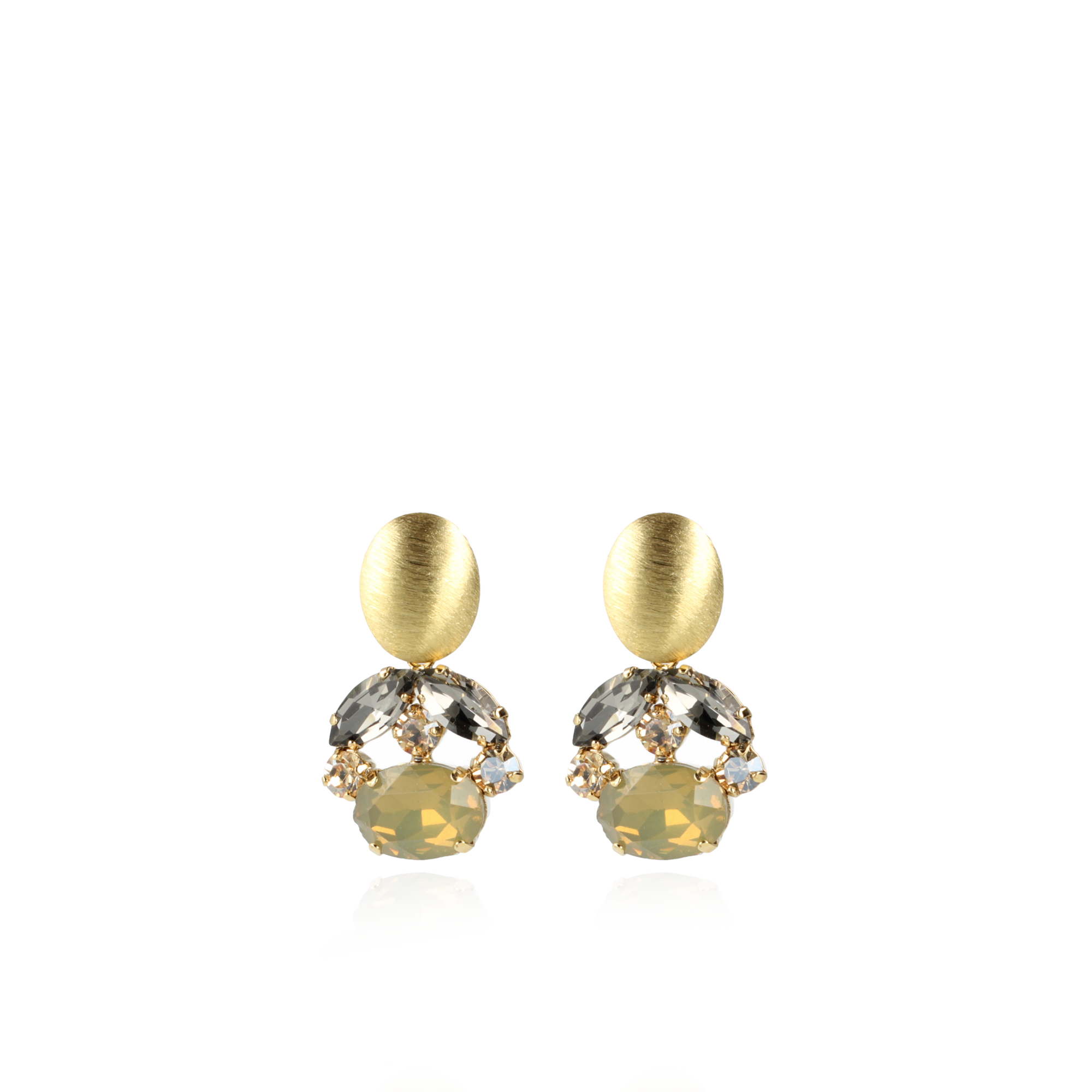 Strass Earrings Claire Sand