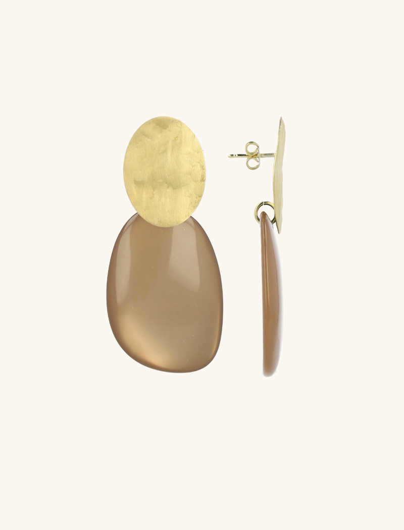 Braune Ohrringe Aurora oval L lott-theme.productDescriptionPage.SEO.byTheBrand