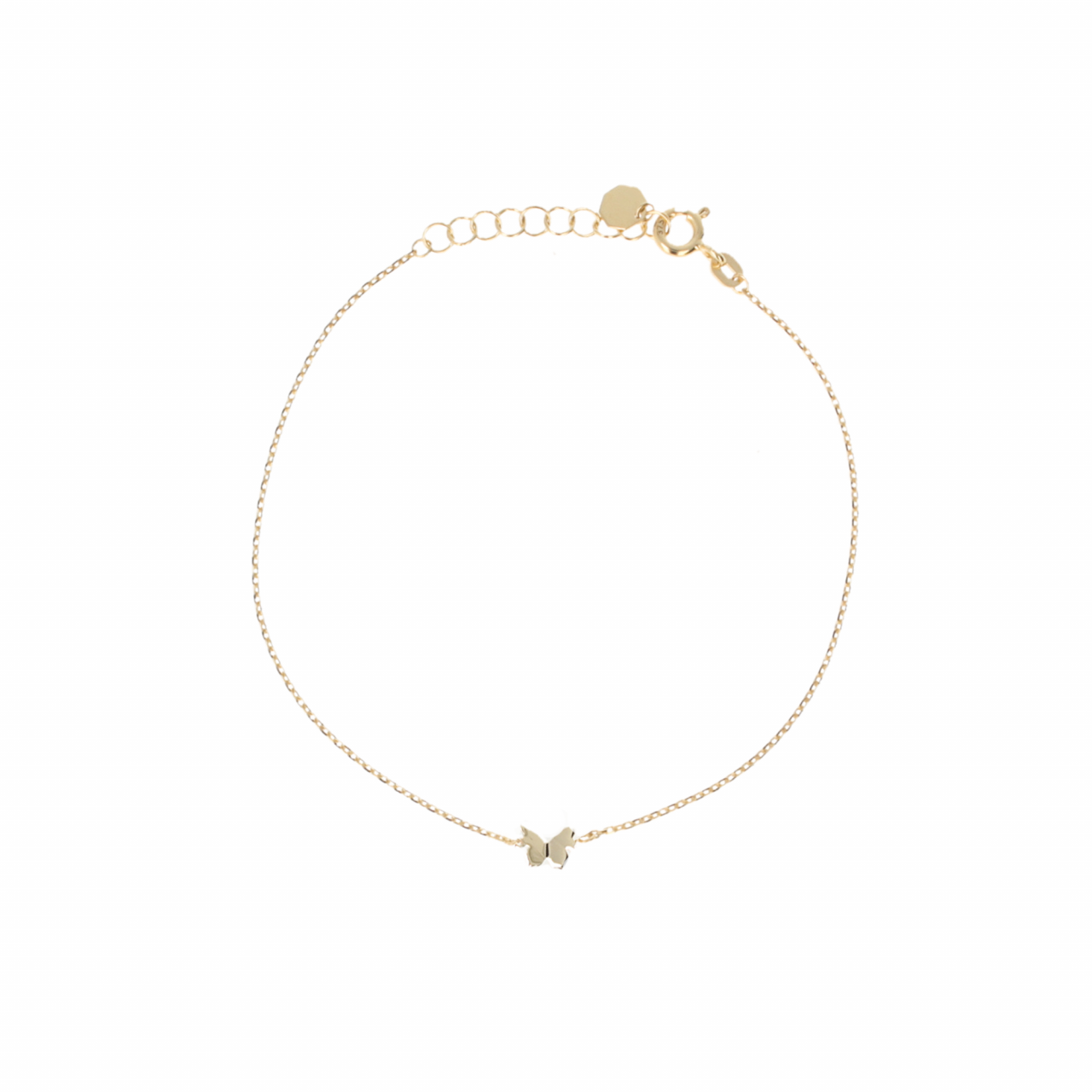 9 Karaat Armband Vlinder