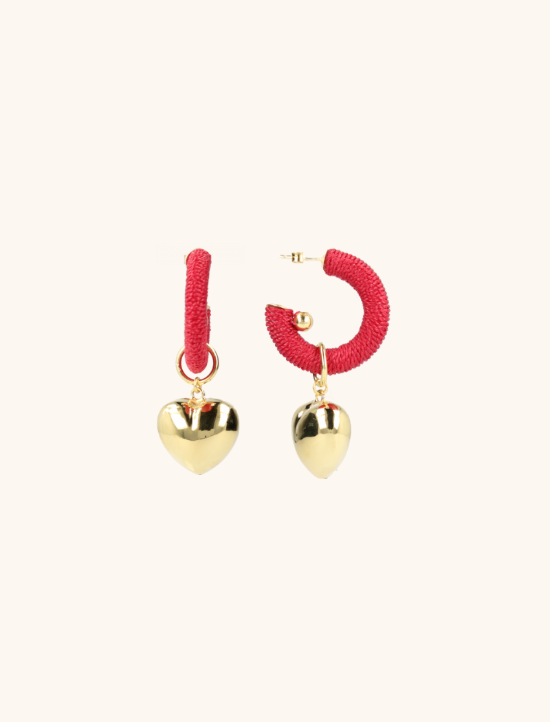 Rode Hart Oorbellen Creool Rifka Slott-theme.productDescriptionPage.SEO.byTheBrand