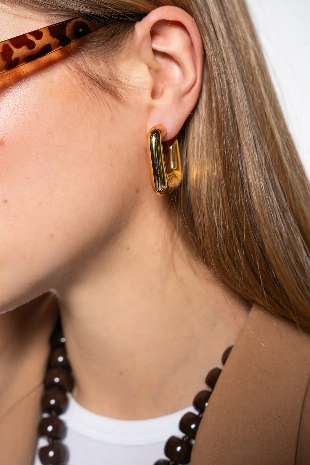 Classic Oorbellen Vierkant Creool Deluxe M