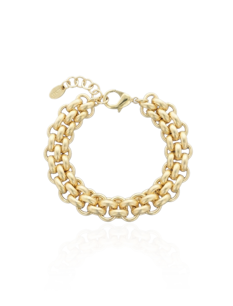 Vaela - CLA Bracelet Multiple Rings M - Soft Gold