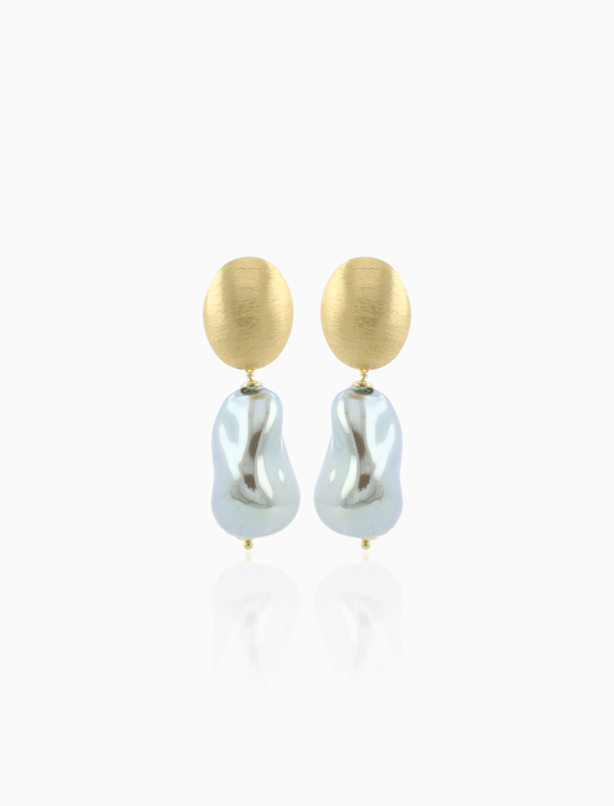 Cecilia - CE QU Crystal Glass Pearl Look M - Soft Green