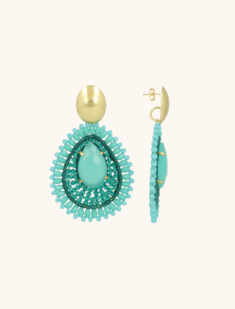 Turkise Ohrringe Lina Filled Drop mit Stein  lott-theme.productDescriptionPage.SEO.byTheBrand