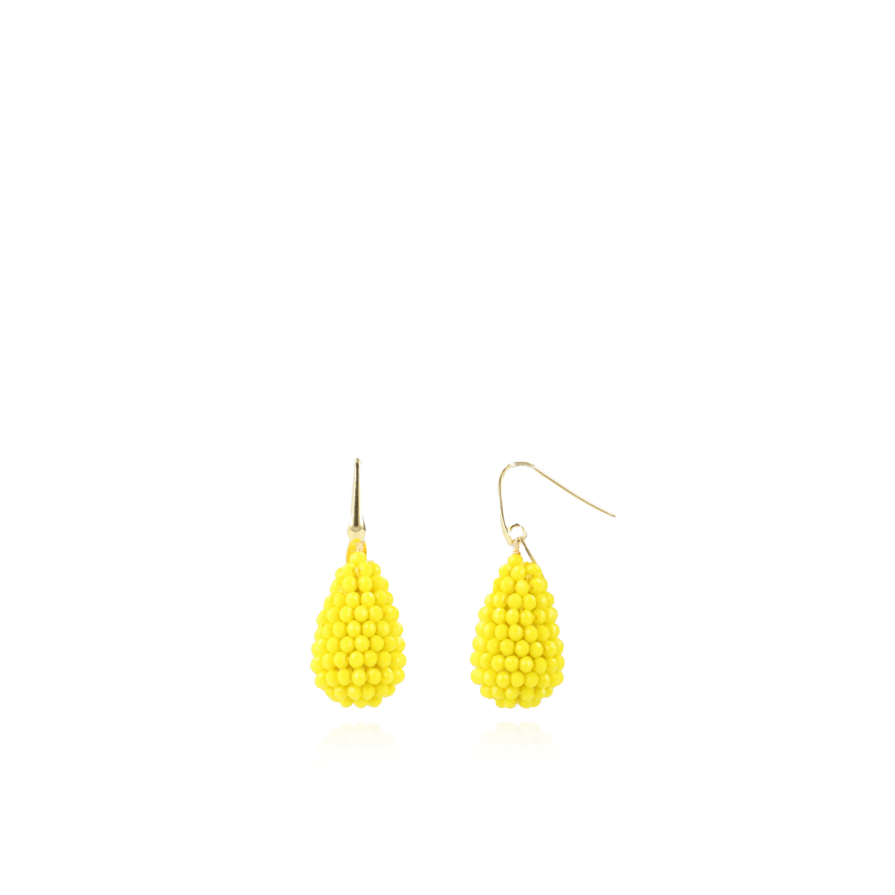 Gele Oorbellen Amy Glassberry Cone XS