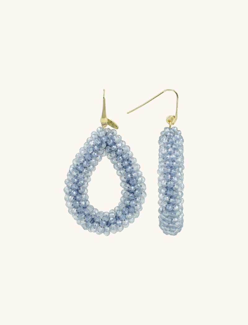 Blauwe Oorbellen Berry Drop L
