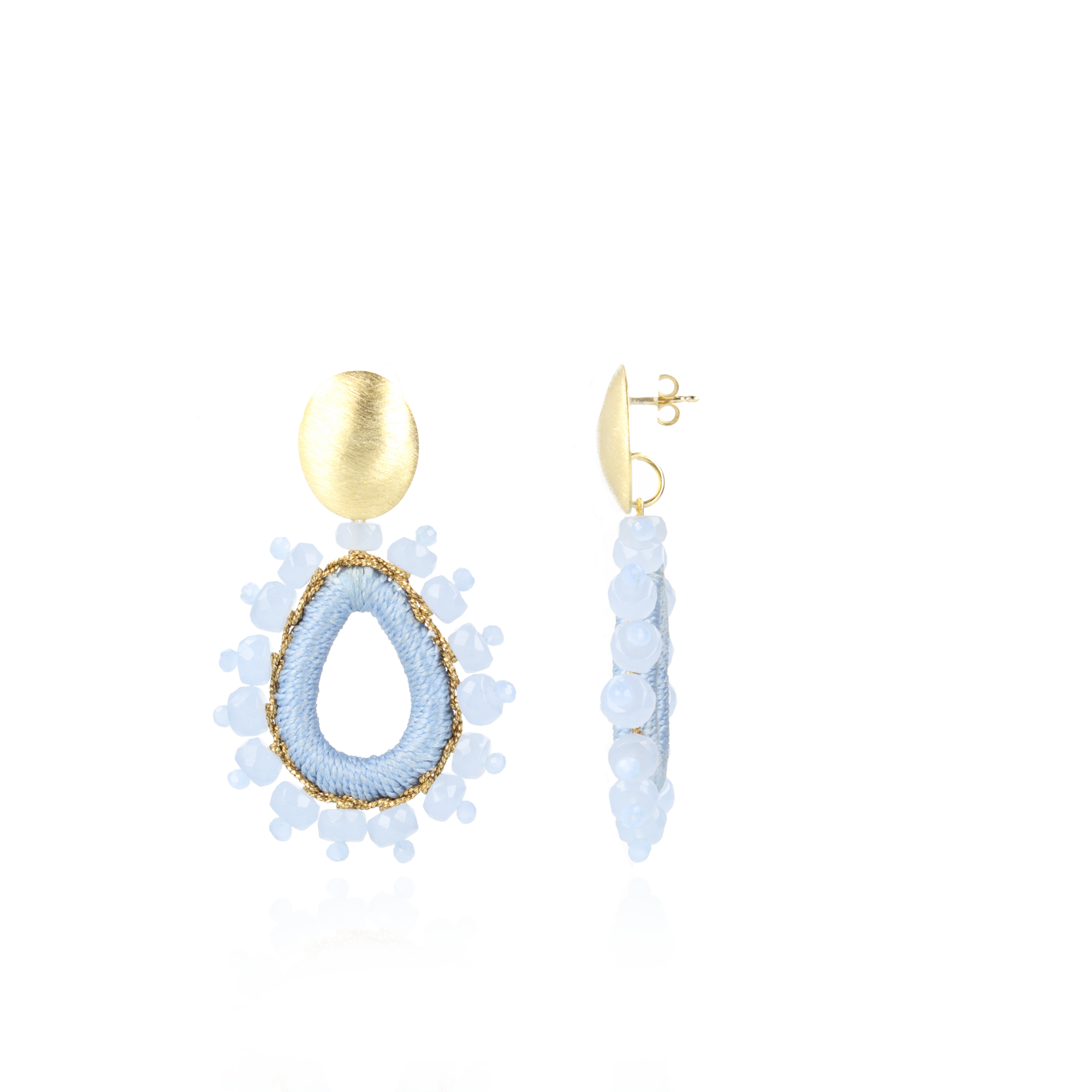 Baby Blue Earrings Flo Urchin Drop M