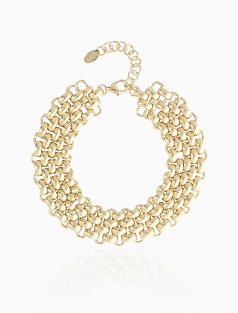 Velora - CLA Bracelet Multiple Rings XL - Soft Gold