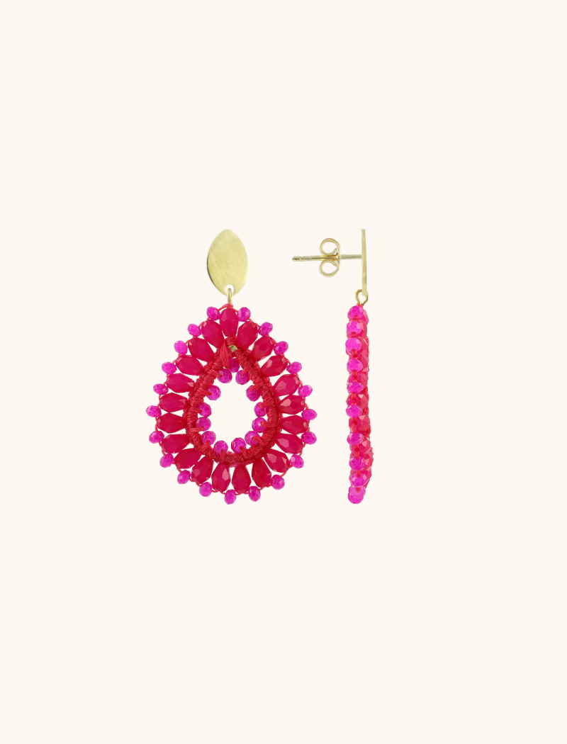 Fuchsia Earrings Robin Drop S