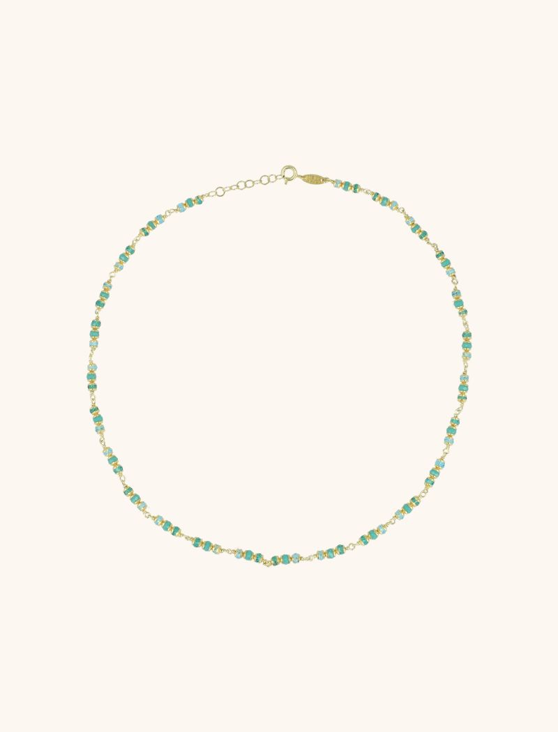 Goudkleurige Ketting Light Ocean Glasberry S