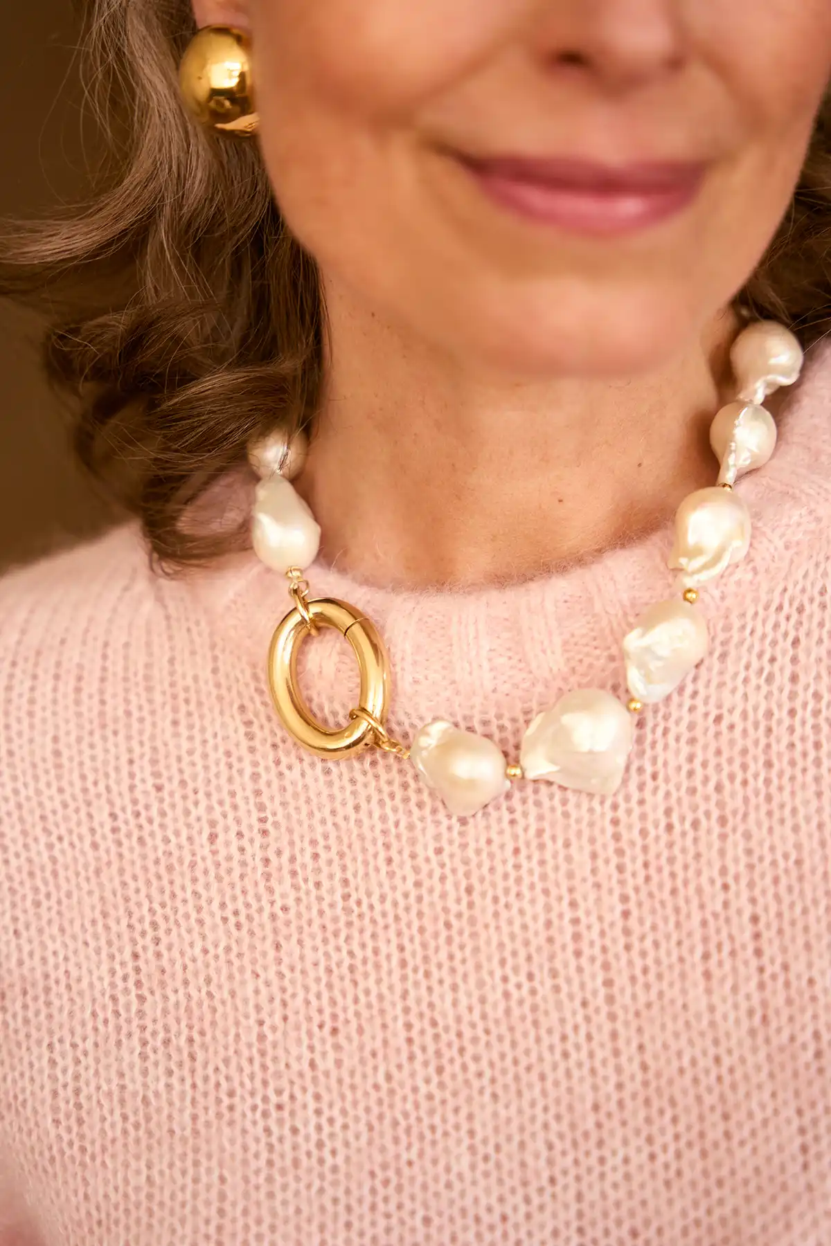 Parel ketting Joelle  XXL