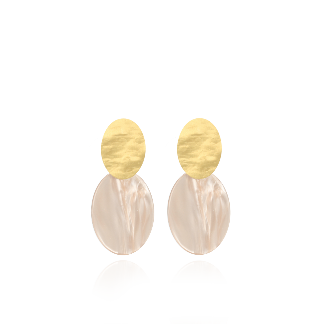 Pearl Earrings Celia Closed Oval S 